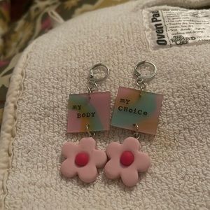 Pro-choice earrings